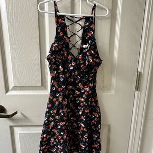 Socialite Black Floral Dress